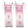 Johnson's Pure Cotton Makeup Pads, 80 Pads, Pack of 2