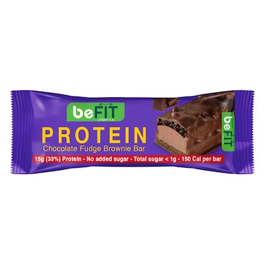 BeFit Protein Bar, Chocolate Fudge Brownie Flavor, 45g