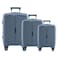 Nomad Strider Hardside Spinner Luggage Set, Ash Blue, 57cm + 67cm + 77cm, 3 PCS