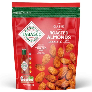 Tabasco Roasted Almonds, Classic Flavor, 200g