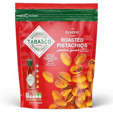 Tabasco Classic Flavor Roasted Pistachios, 200g