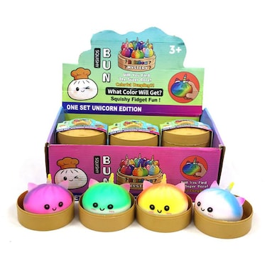 PJoy Squishy Dumpling Unicorn Surprise Fidget Toy, Assorted, Ages 3+