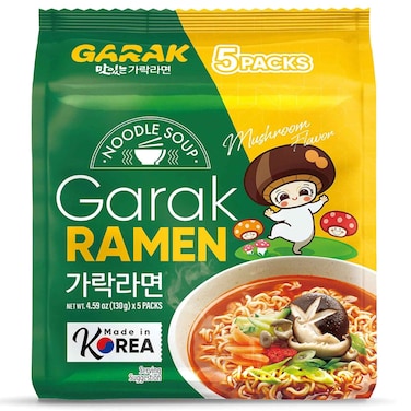 Garak Mushroom Ramen, 130g, Pack of 5