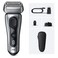 Braun Series 8 Wet and Dry Electric Shaver with 4+1 Precision Head, 8617S, Silver