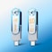 ليكسار ذاكرة فلاش USB مزدوجة JumpDrive D500 إصدار AFA، سعة 128 جيغابايت، USB 3.2 الجيل الأول