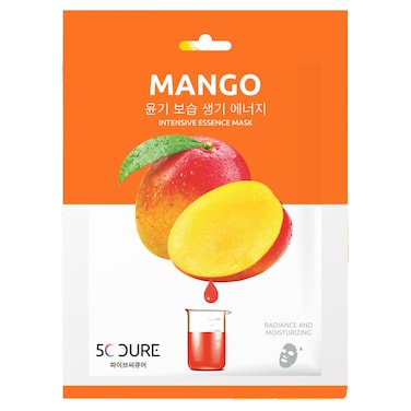5C CURE Mango Intensive Essence Mask, 1 Sheet