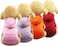 TOMVAES 4 Pieces Dog Hoodie Dog Clothes Sweaters with Hat, Pet Winter Clothes Warm Hoodies Coat Sweater for Small Dogs Chihuahua (X-Large)