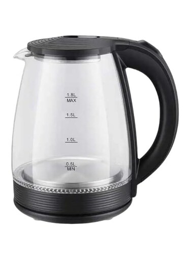 ECVV&reg; 1.8 Liters Borosilicate Glass Electric Kettle, Fast Boiling Auto Shut Off Boil-Dry Protection Stainless Steel Filter BPA Free Hot Water Boiler