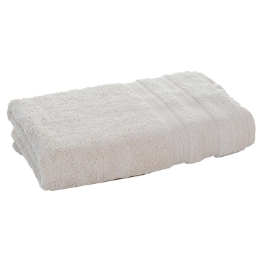 Cotton Bath Towel, Stone, 70x140cm