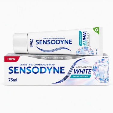 Sensodyne Advanced White Enamel Defence Toothpaste, 75ml