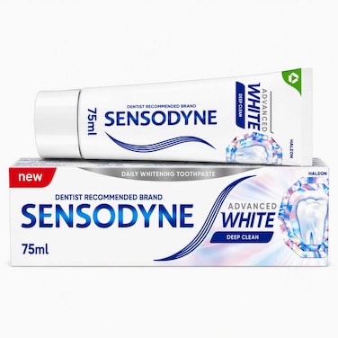 سنسوداين أدفانسد وايت ديب كلين معجون أسنان، 75 مل