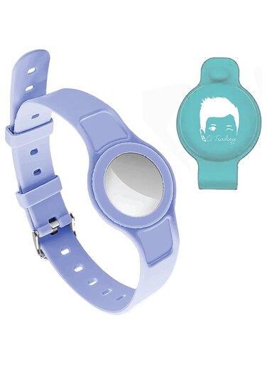 2 PCS Dog/Cat Collar with Inbuilt Air Tag compartment+Air Tag Holder for Bags, Key Rings, Pet Collars; Anti Lost GPS Tracker Case and Pet Collar, Waterproof and Anti-Scratch Pet Collar &amp; AirTag Holder