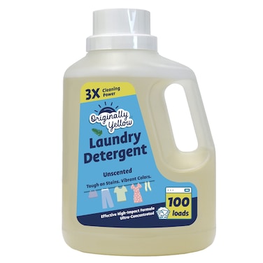 Originally Yellow Ultra-Concentrated Laundry Detergent, Fragrance and Dye Free, 1.48L