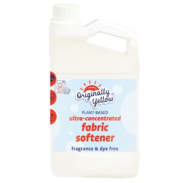 Originally Yellow Plant-Based Ultra-Concentrated Fabric Softener Fragrance and Dye Free, 1L