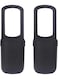 Cup Holder, 2 Pack Silicone Portable Cup Holder Storage Organizer for Strollers, Treadmills, Wheelchairs, Golf Cart, Picnic, Park, Garden and Travel (Black)