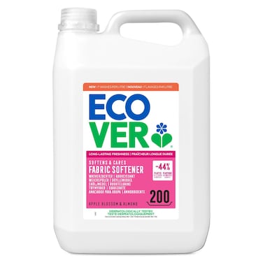 Ecover Fabric Softener Apple Blossom and Almond, Long-Lasting Freshness, 5L