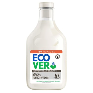Ecover Sensitive Zero Fabric Softener, 0% Fragrance and Colourings, 1.43L