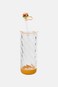 With Color Glass Water Bottle 570 ml, Transparent