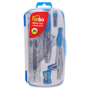 Funbo Math Set, Blue, 10 Pieces