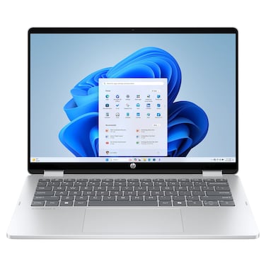 إتش بي لابتوب HP OmniBook 5 Flip 14 ثنائي الاستخدام بشاشة لمس، معالج Intel Core 5 120U، ذاكرة وصول عشوائي 16 جيجابايت، قرص صلب SSD بسعة 512 جيجابايت، شاشة لمس 2K مقاس 14 بوصة، نظام التشغيل Windows 11 Home، لون فضي جليدي، OB2IN1 14FP0035