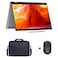 HP OmniBook X Flip 14 AI Laptop AMD Ryzen AI 5 340, 16GB RAM, 512GB SSD with Wireless Mouse, Laptop Bag and Stylus Pen, Meteor Silver