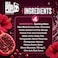 HalaPop Pomegranate Hibiscus Prebiotic Sparkling Soda, Fruity Zero Sugar Drink,250ml