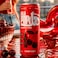 HalaPop Cherry Cola Prebiotic Sparkling Soda, Zero Added Sugar Soft Drink,250ml Pack of 4