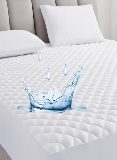 Extra Deep Quilted Mattress Bed Protector Topper Fitted Cover 140X200+25cm