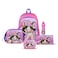 Netflix KPop Demon Hunters 5-in-1 Backpack Set, 18 Inch, V4