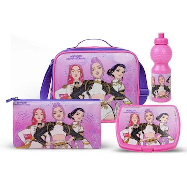 Netflix KPop Demon Hunters 5-in-1 Backpack Set, 18 Inch, V4