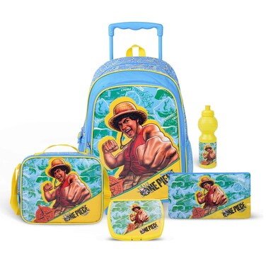 Netflix One Piece 5-in-1 Trolley School Set, 18 Inch