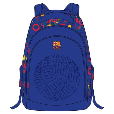 FC Barcelona 18" Backpack, Blue, 18 Inch