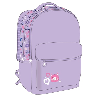 Toretto 18" Backpack-E, Purple, 18 Inch