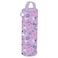 Toretto Pencil Case E, Purple Patterned Round Zip Pencil Pouch