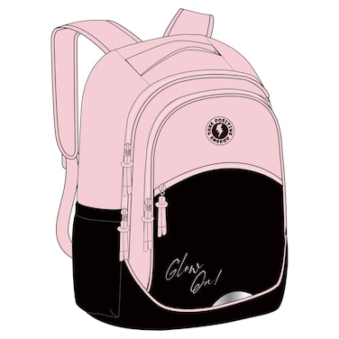 Toretto 18 Inch Backpack D, Pink and Black