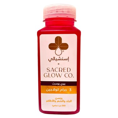 Essentially x Sacred Glow Co. Berry Boost Collagen Drink, 250ml
