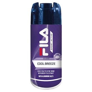 Fila Sport Active Cool Breeze Deo Spray with Green Tea Extract, 150ml