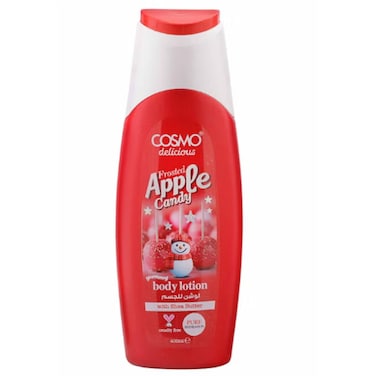 Cosmo Delicious Frosted Apple Candy Body Lotion with Shea Butter, 400ml