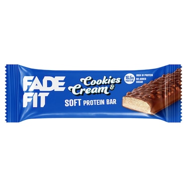 Fade Fit Cookies and Cream Soft Protein Bar, 55g