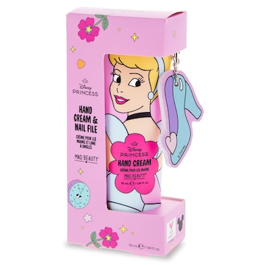 Mad Beauty Disney Princess Cinderella Hand Cream and Nail File Gift Set, 50ml