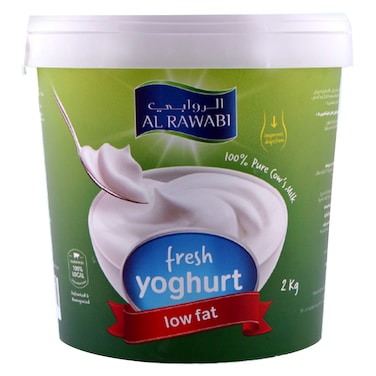 Al Rawabi Fresh Low Fat Yoghurt, 2kg