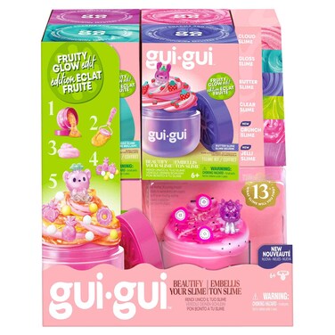 Gui Gui Fruity Glow Edition Slime Single Pack, 1 Slime Kit