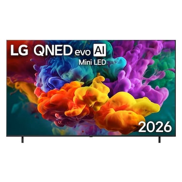 LG 65-Inch 4K Ultra HD, Smart QNED evo AI Mini LED TV, 65QNED84B, Black