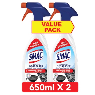 سماك بخاخ SMAC المطهر متعدد الاستخدامات، 650 مل، حزمة من قطعتين