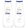 Dove Deep Moisture Body Wash with Triple Hydration Serum, 400ml, Pack of 2
