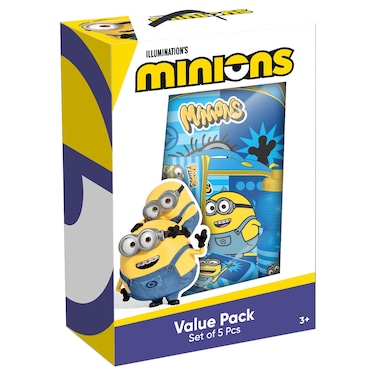 Illumination's Minions 5-in-1 School Trolley Bag Set Blue