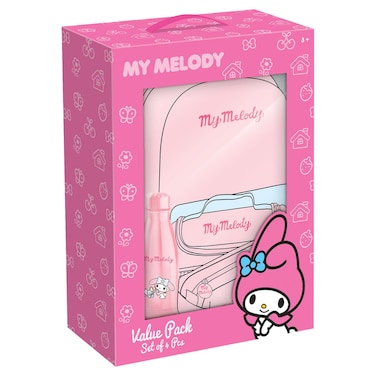 My Melody 4-PCS Backpack Set, Pink