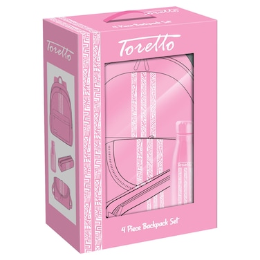 Toretto 4 PCS Backpack Set, Pink