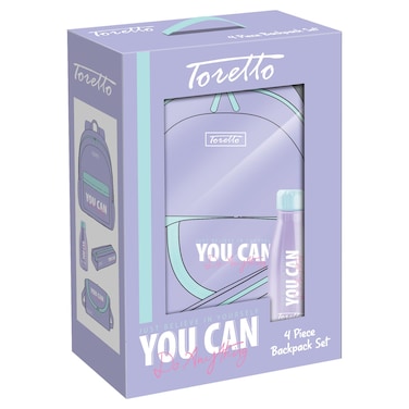 Toretto 4 PCS Backpack Set, Lavender