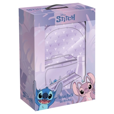 Disney Stitch 4 Pieces Backpack Set